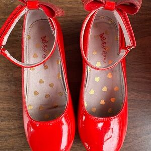 Red Bow Kids Shoes